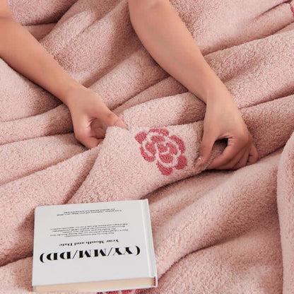 Camellia Fleece Blanket | Soft Polyester | Available in Multiple Sizes