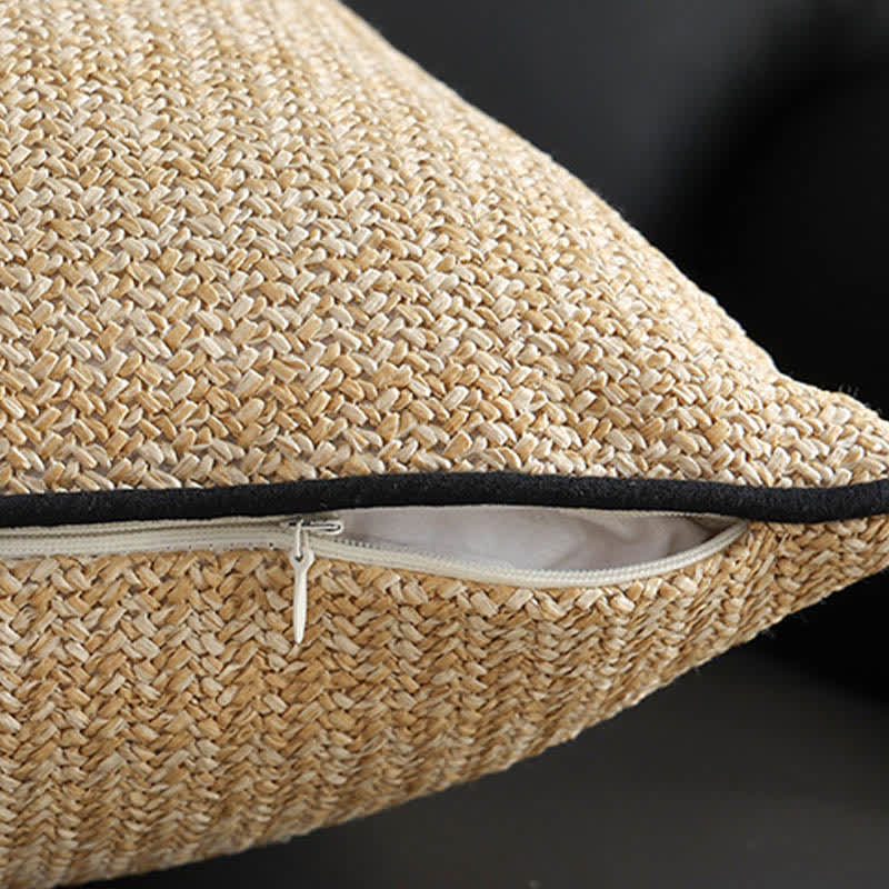Bamboo Decorative Pillowcase | Soft Polyester | 18"x18"