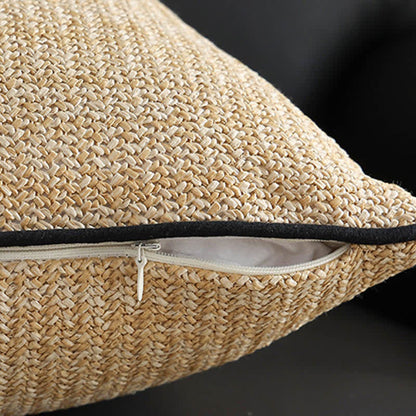Bamboo Decorative Pillowcase | Soft Polyester | 18"x18"