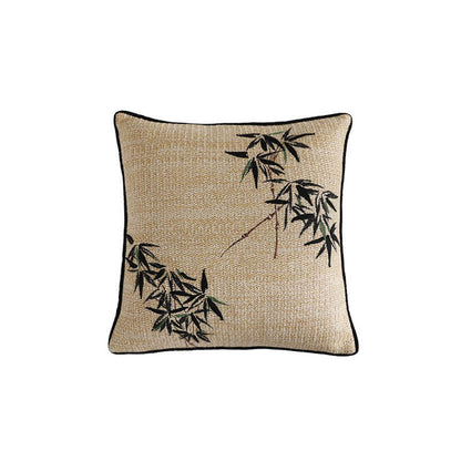 Bamboo Decorative Pillowcase | Soft Polyester | 18"x18"