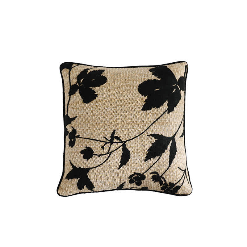 Bamboo Decorative Pillowcase | Soft Polyester | 18"x18"
