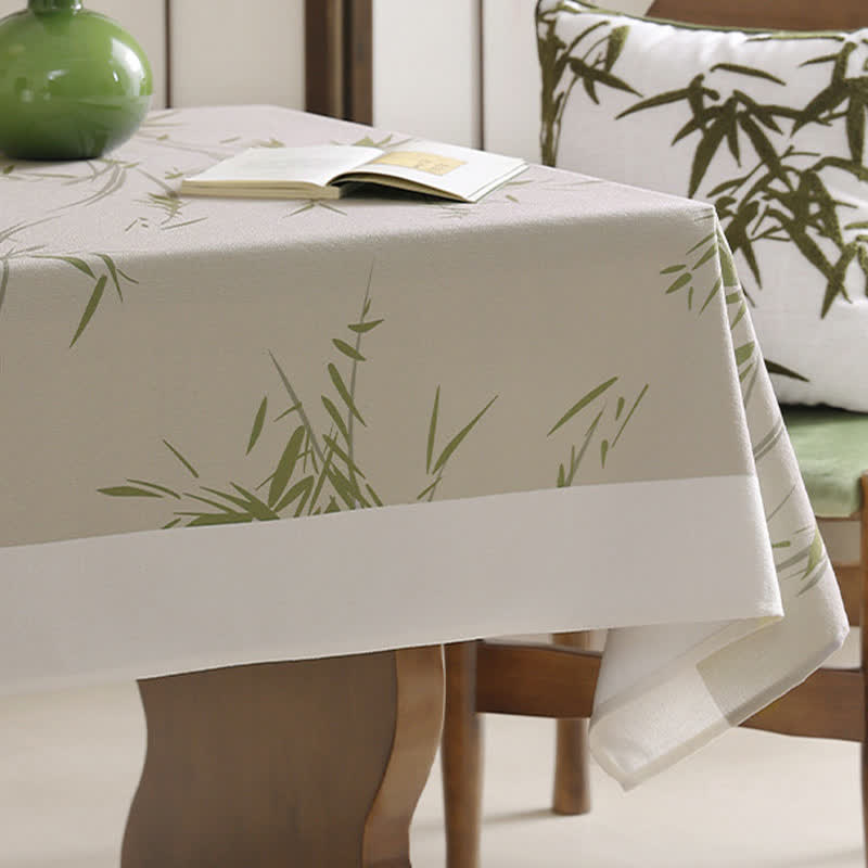 Farmhouse Tablecloth | Bamboo | Multiple Sizes