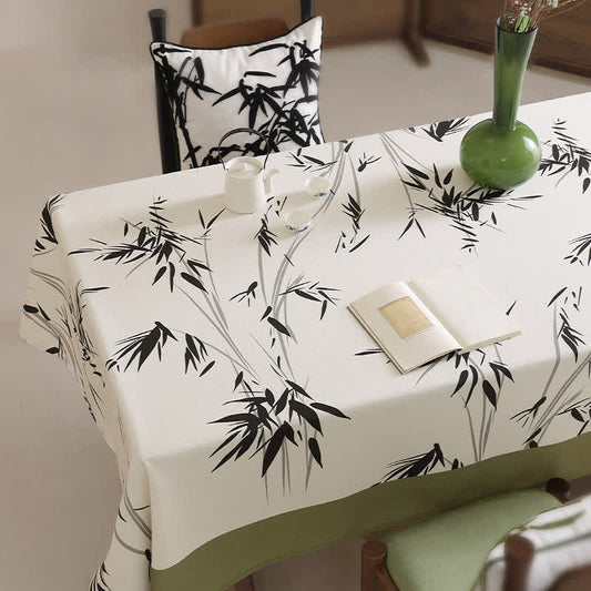 Farmhouse Tablecloth | Bamboo | Multiple Sizes