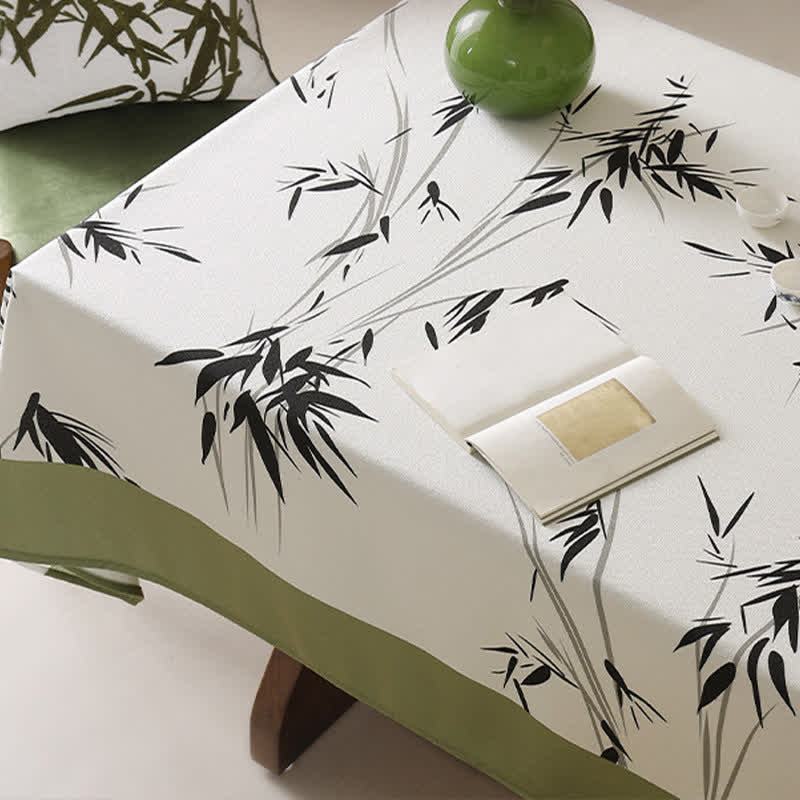 Farmhouse Tablecloth | Bamboo | Multiple Sizes