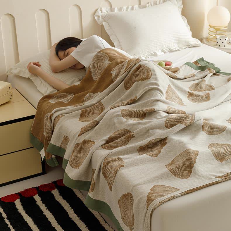 Bamboo Fiber Quilt | Pumpkin Print | Multiple Sizes Available
