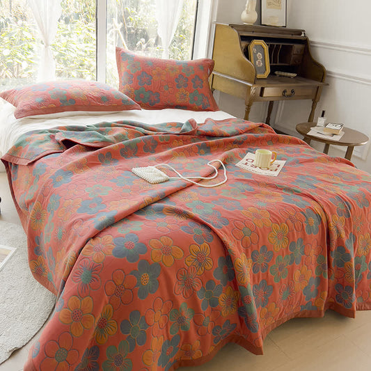 Jacquard Quilt | 100% Combed Cotton | Reversible | Full/Queen/King Sizes