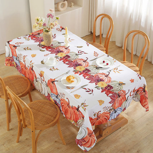 Pumpkin Leaf Tablecloth | Premium Polyester | Multiple Sizes