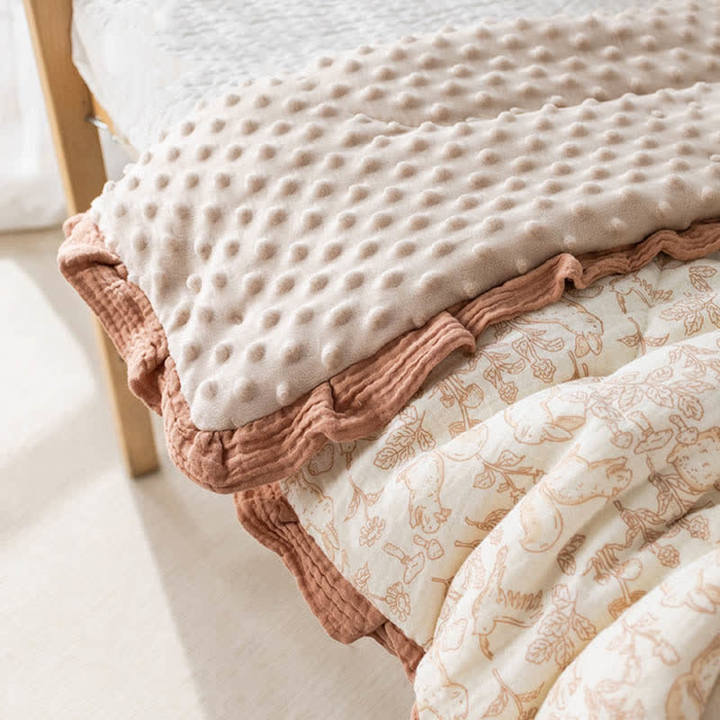 Cotton Baby Quilt | Eco-Friendly & Soft | Multiple Sizes Available