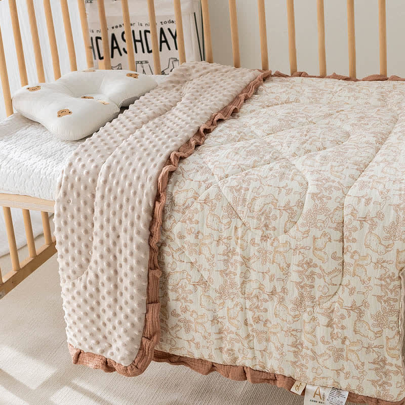 Cotton Baby Quilt | Eco-Friendly & Soft | Multiple Sizes Available