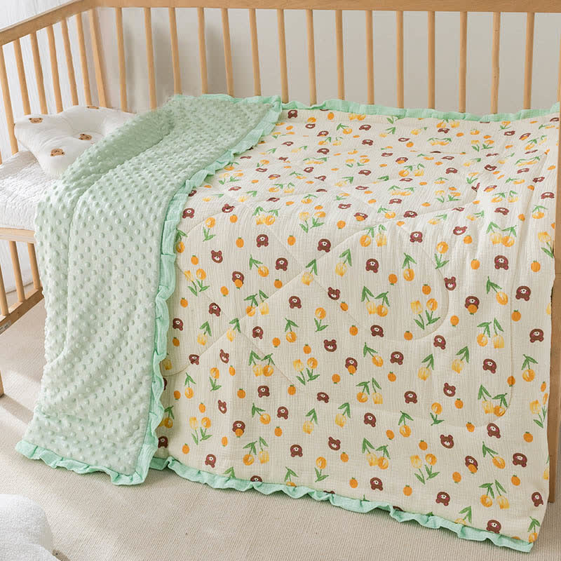 Baby Quilt | Eco-Friendly Cotton & Polyester | Multiple Sizes