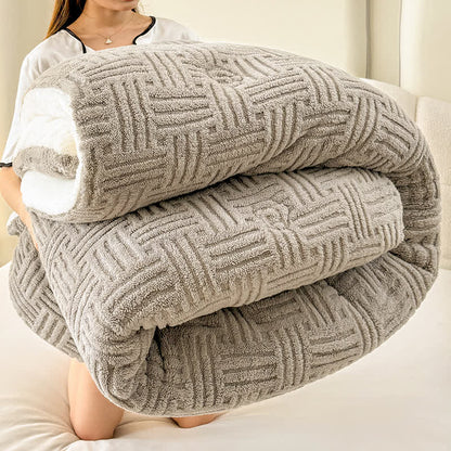 Fluffy Fleece Winter Blanket | Double-Sided Microfiber Velvet | Available in Twin, Full, Queen, King Sizes