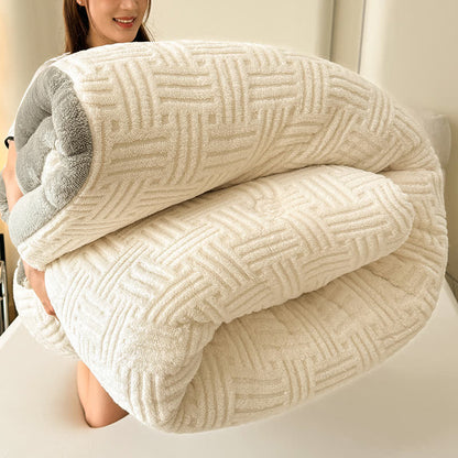 Fluffy Fleece Winter Blanket | Double-Sided Microfiber Velvet | Available in Twin, Full, Queen, King Sizes