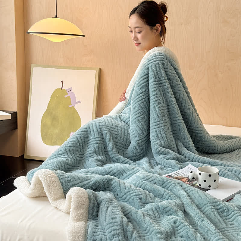 Fleece Throw Blanket | Soft Microfiber | Multiple Sizes