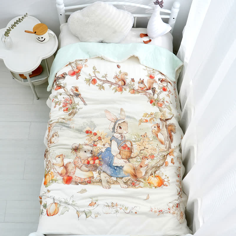 Baby Fairy Tale Quilt | 100% Cotton | 47" x 59"