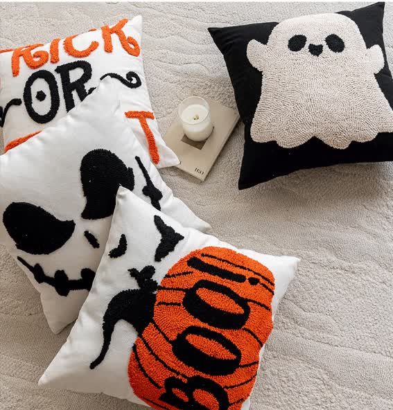Halloween Throw Pillow Cover | Soft Polyester | 18"x18"
