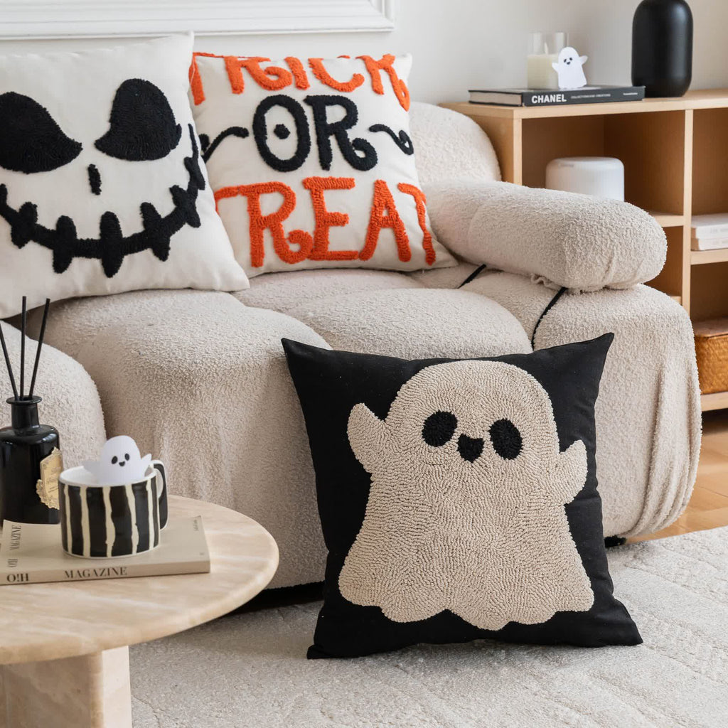 Halloween Throw Pillow Cover | Soft Polyester | 18"x18"