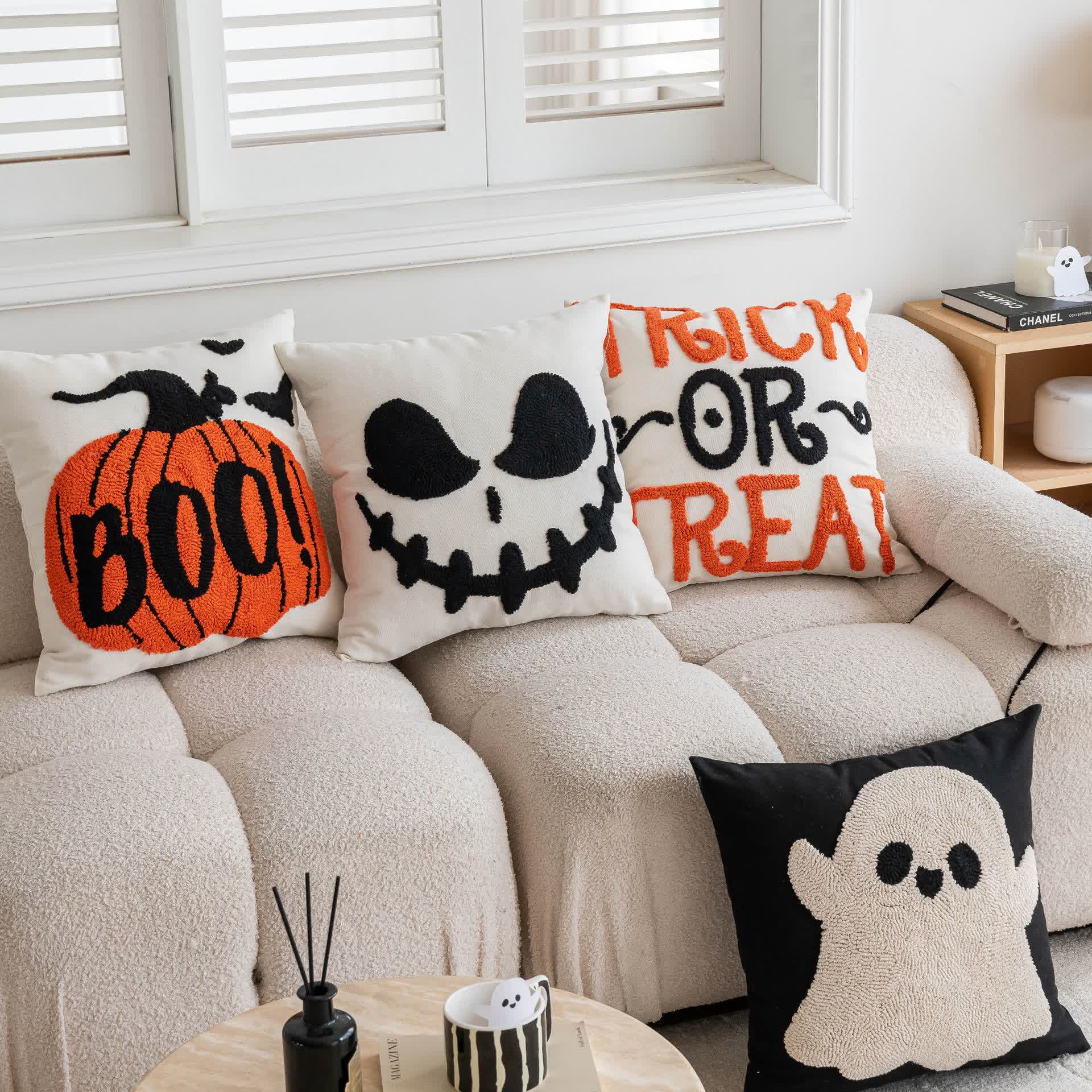 Halloween Throw Pillow Cover | Soft Polyester | 18"x18"