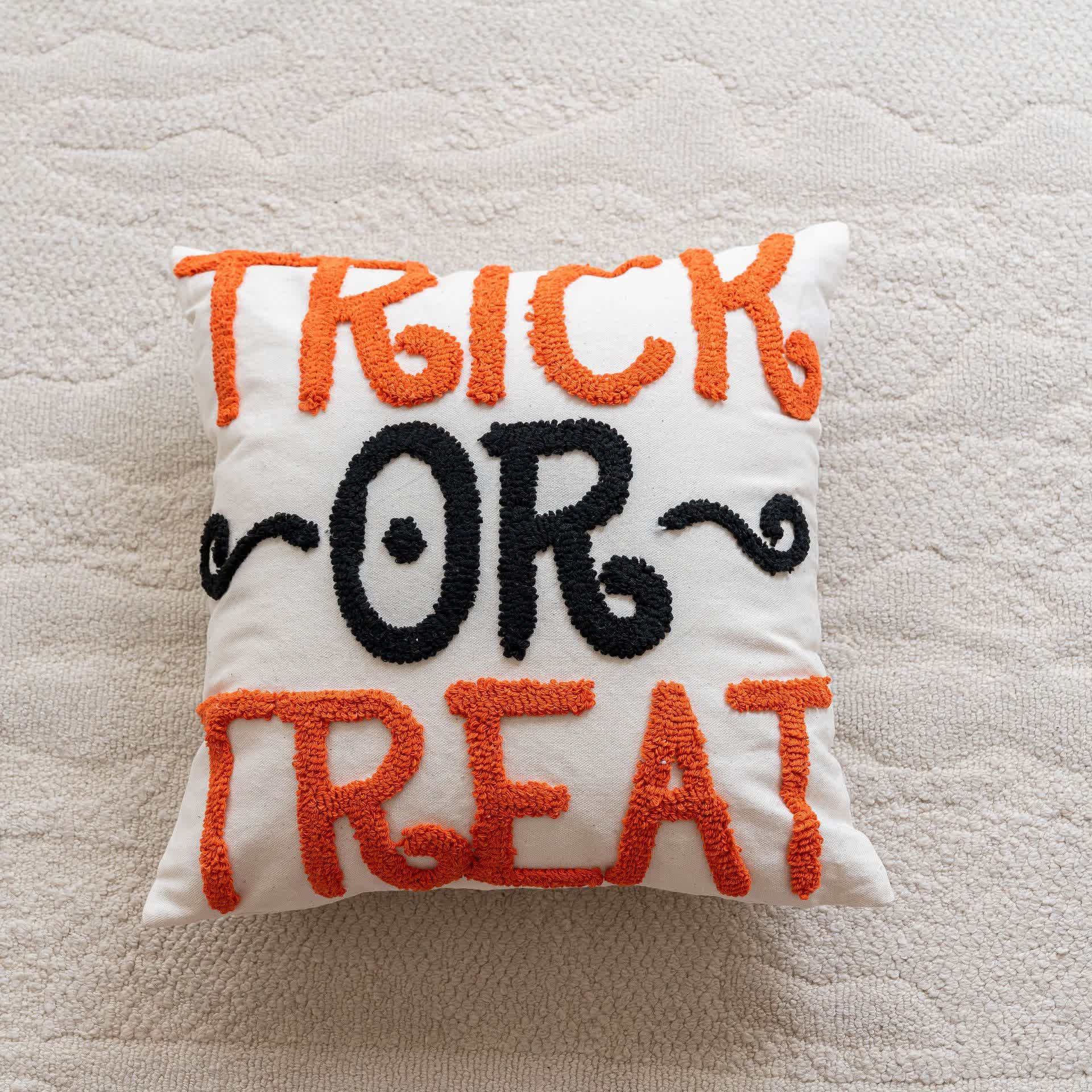 Halloween Throw Pillow Cover | Soft Polyester | 18"x18"