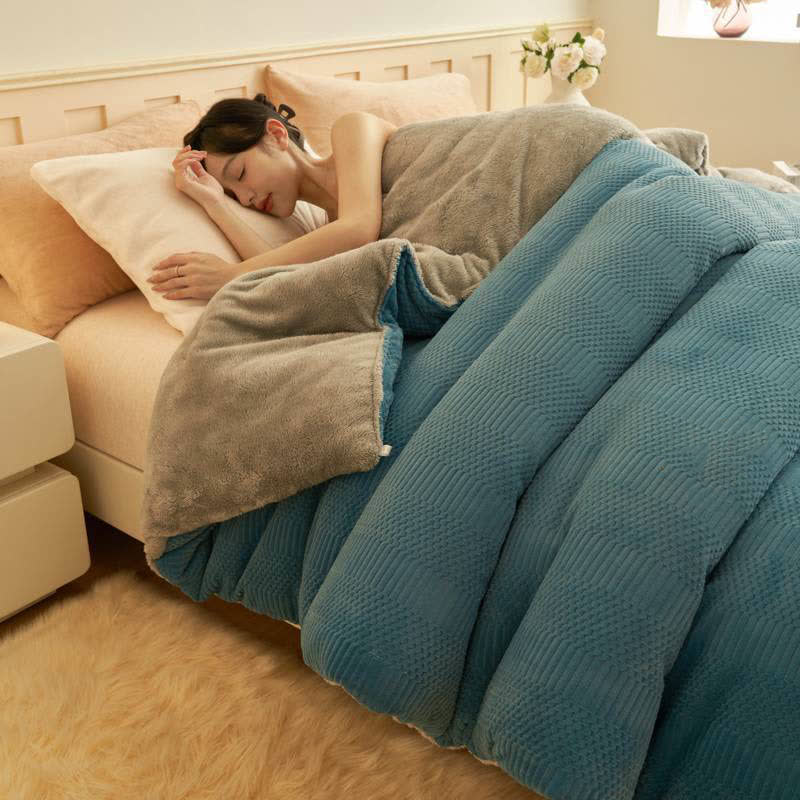 Winter Quilt Blanket | Thick Warm Polyester | Twin, Full, Queen, King Sizes