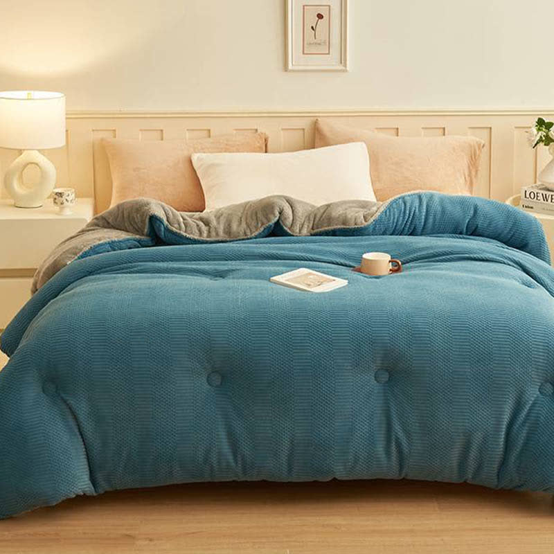 Winter Quilt Blanket | Thick Warm Polyester | Twin, Full, Queen, King Sizes