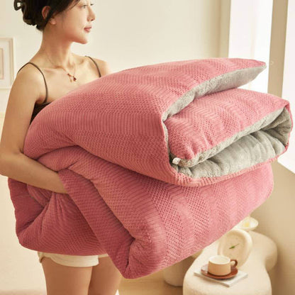 Winter Quilt Blanket | Thick Warm Polyester | Twin, Full, Queen, King Sizes