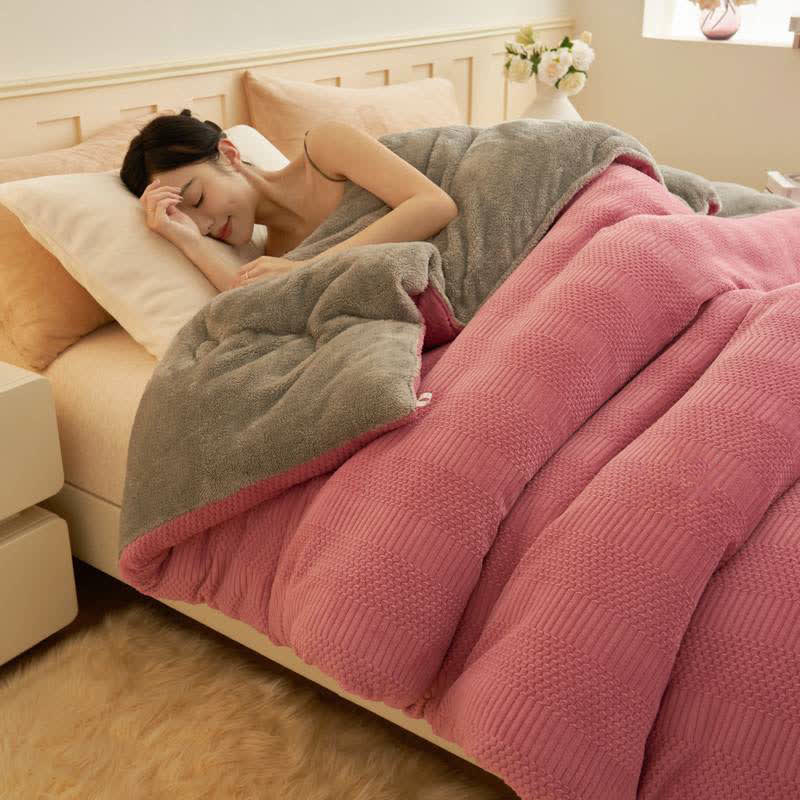 Winter Quilt Blanket | Thick Warm Polyester | Twin, Full, Queen, King Sizes