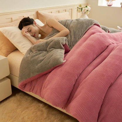 Winter Quilt Blanket | Thick Warm Polyester | Twin, Full, Queen, King Sizes