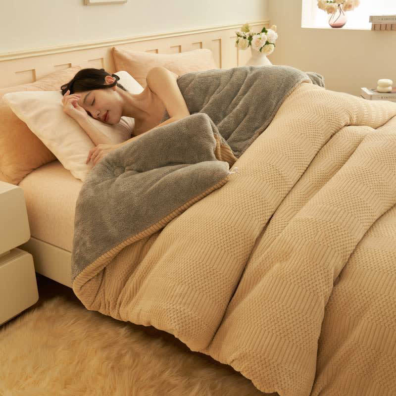 Winter Quilt Blanket | Thick Warm Polyester | Twin, Full, Queen, King Sizes