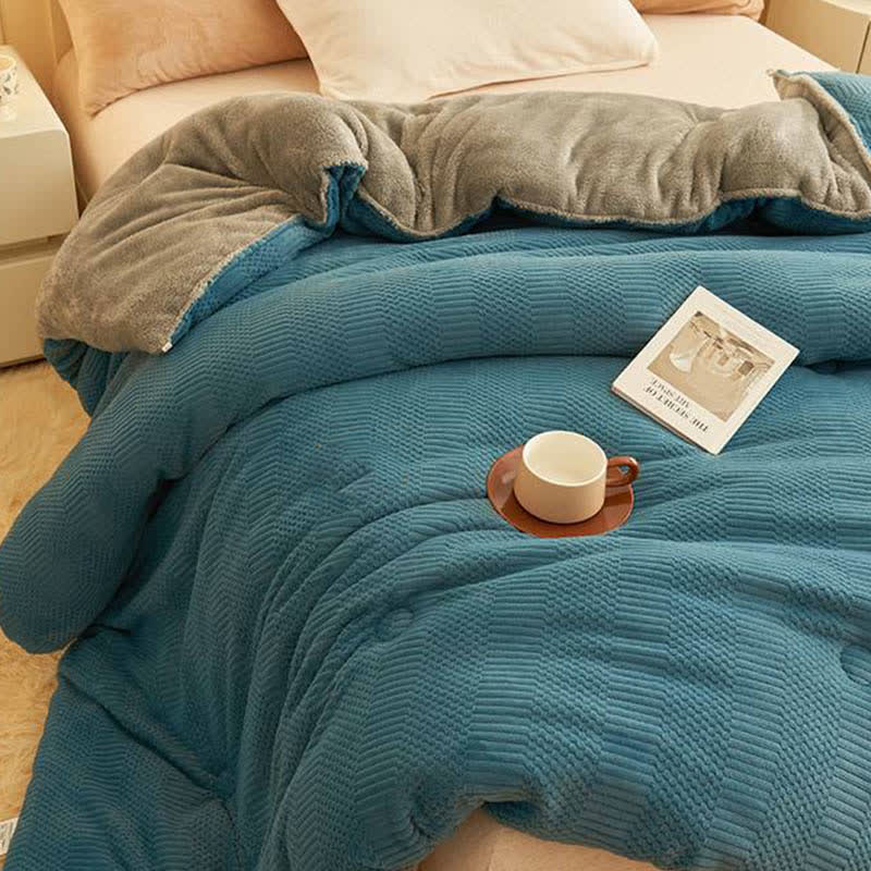 Winter Quilt Blanket | Thick Warm Polyester | Twin, Full, Queen, King Sizes
