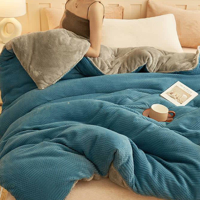 Winter Quilt Blanket | Thick Warm Polyester | Twin, Full, Queen, King Sizes