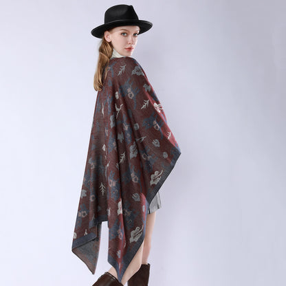 Cat Shawl Cape | Soft Breathable Fabric | Vintage Design