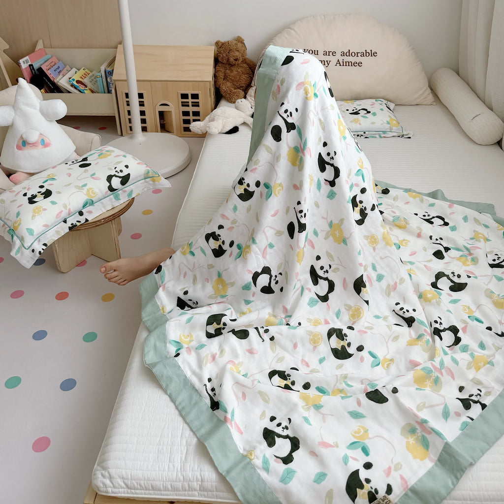 Bamboo Fiber Baby Quilt | Eco-Friendly | 47" x 59"