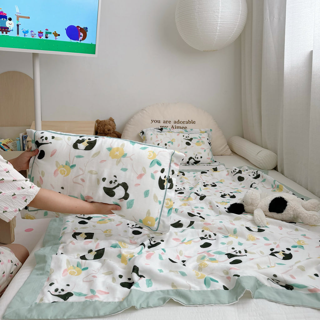 Bamboo Fiber Baby Quilt | Eco-Friendly | 47" x 59"