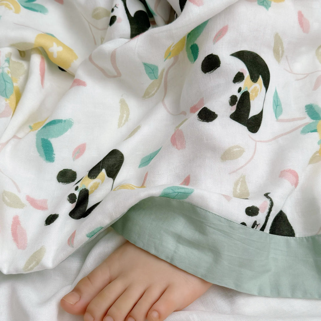 Bamboo Fiber Baby Quilt | Eco-Friendly | 47" x 59"