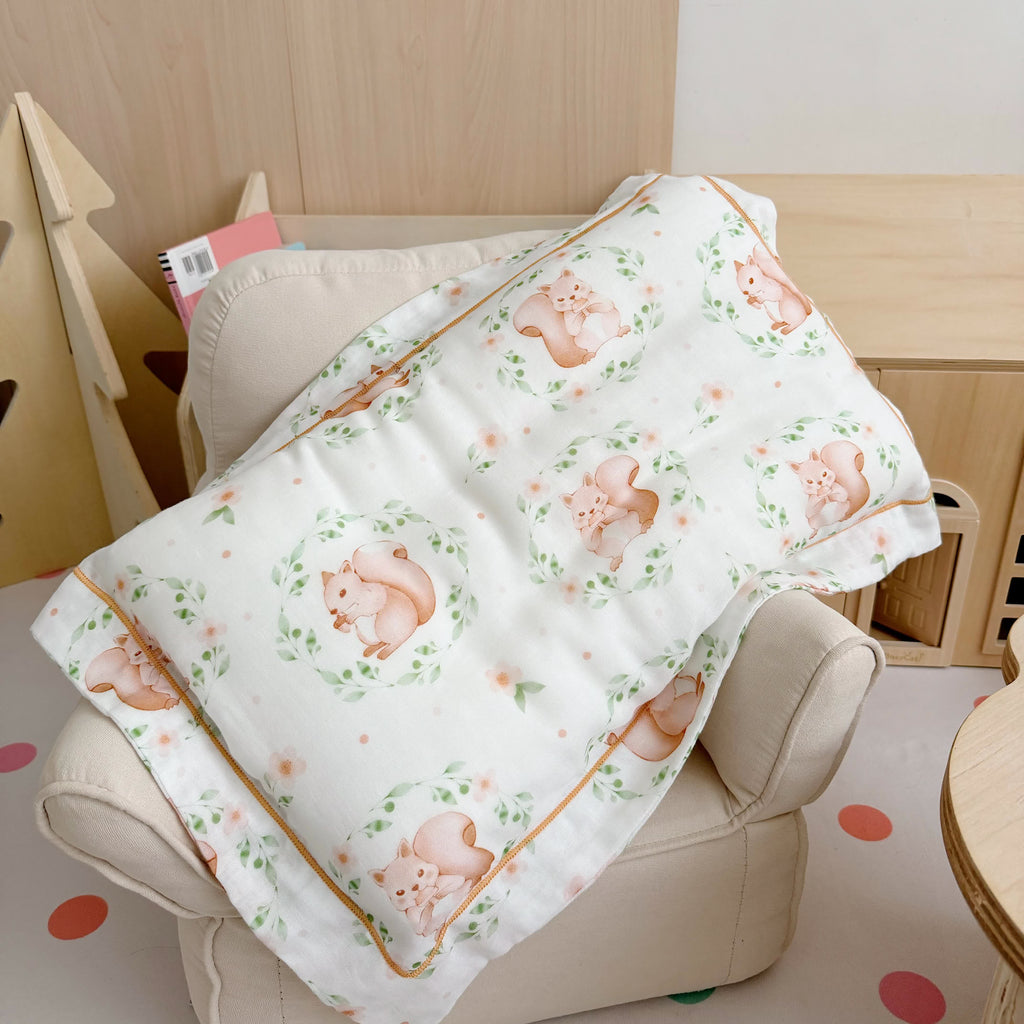 Bamboo Fiber Baby Quilt | Hypoallergenic & Breathable | 47" x 59"