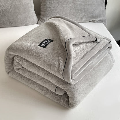 Reversible Throw Blanket | Ultra-Soft Microfiber Fleece | Multiple Sizes