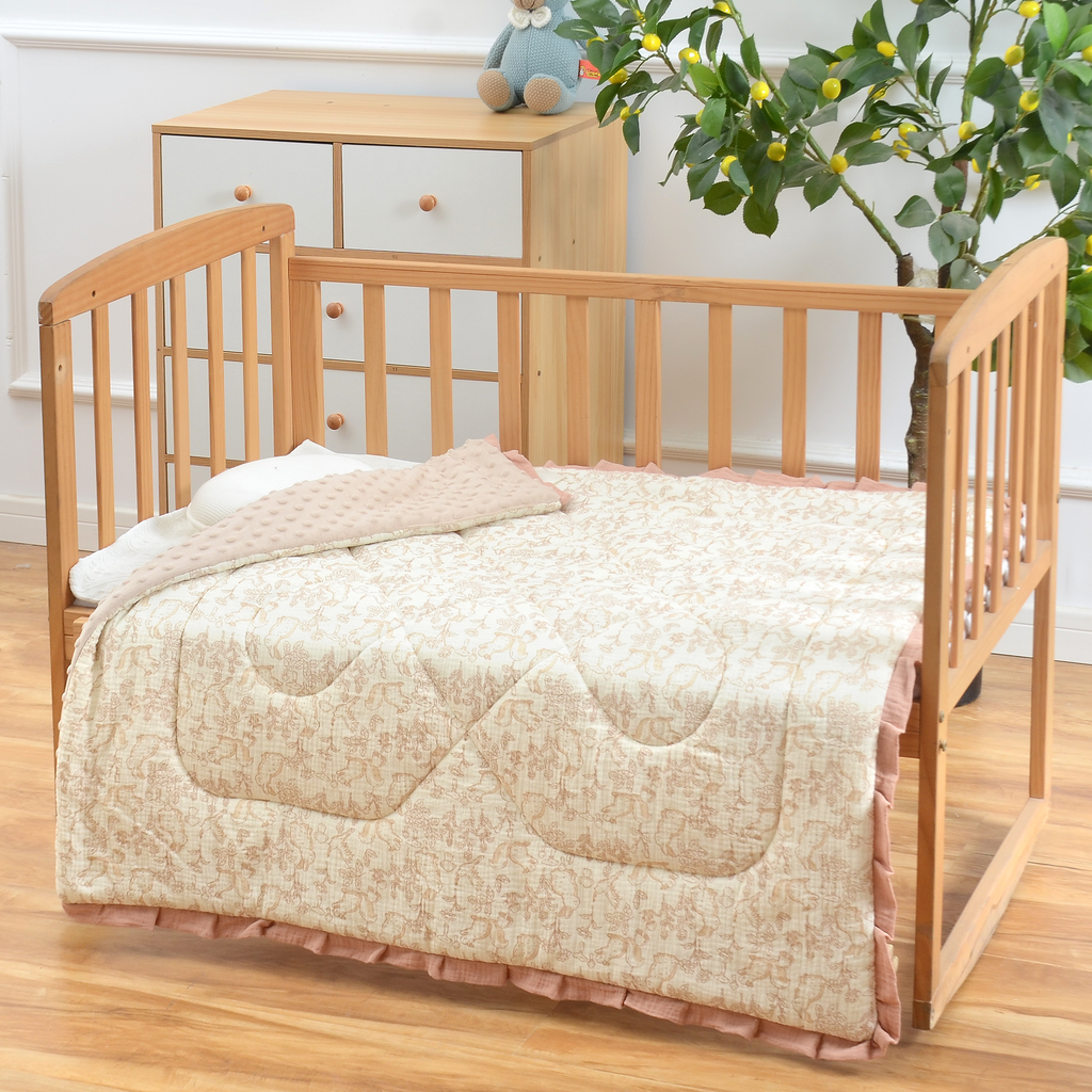 Cotton Baby Quilt | Eco-Friendly & Soft | Multiple Sizes Available