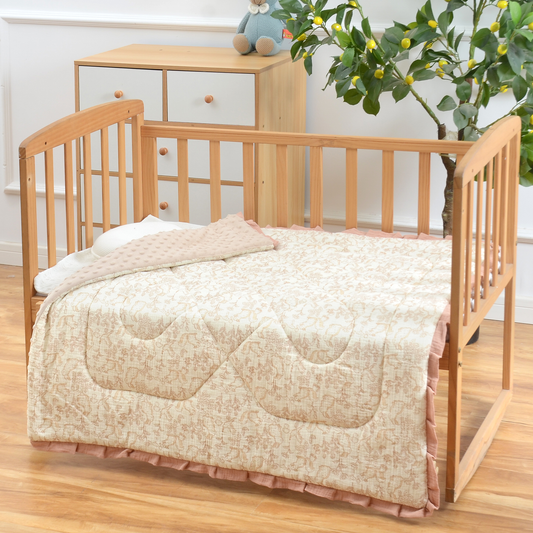 Cotton Baby Quilt | Eco-Friendly & Soft | Multiple Sizes Available