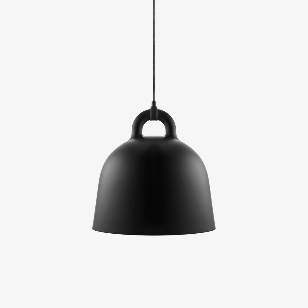 Bell Pendant Lamp | Metal & Resin | White, Black, Gray