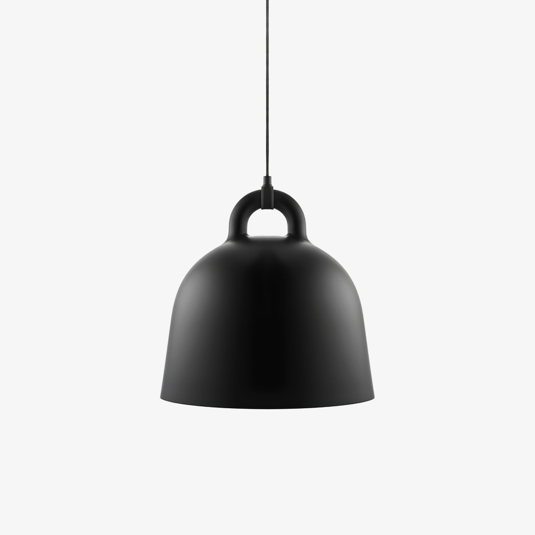 Bell Pendant Lamp | Metal & Resin | White, Black, Gray