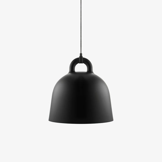 Bell Pendant Lamp | Metal & Resin | White, Black, Gray