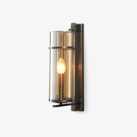 Amalfi Wall Lamp | Metal & Glass | Black & Gold