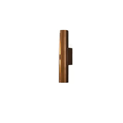 Aria Cylinder Wall Light | Brass | Red Bronze/Bronze