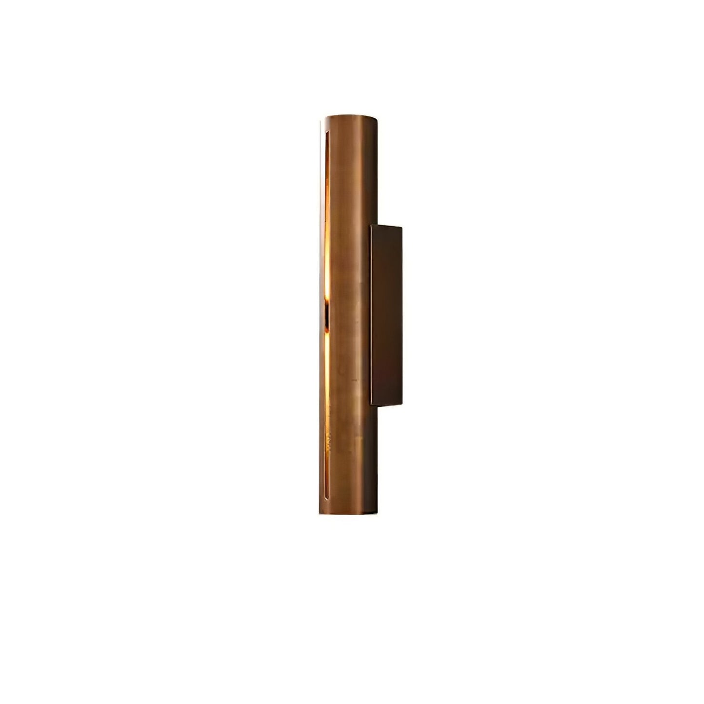 Aria Cylinder Wall Light | Brass | Red Bronze/Bronze