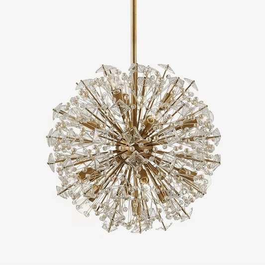 Dickinson Chandelier | Brass Frame | 13/17/21 Lights