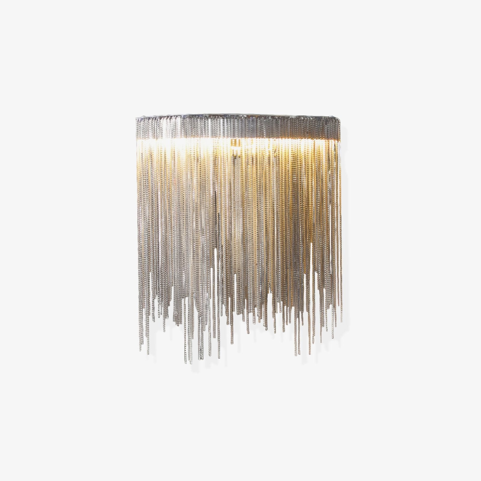 Cadena Tassel Wall Lamp | Metal & Stainless Steel | Gold or Chrome