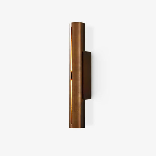 Aria Cylinder Wall Light | Brass | Red Bronze/Bronze