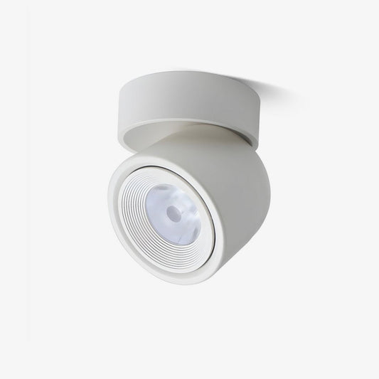 Clara Rotating Surface Downlight | Metal/Aluminum/Acrylic | Black/White