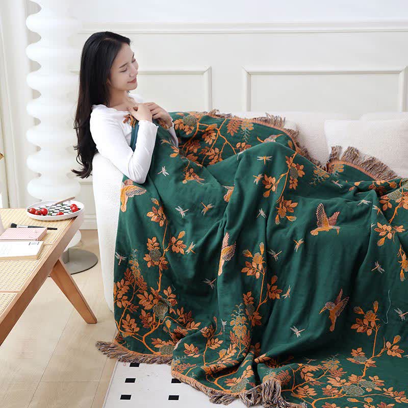 Reversible Quilt | Organic Cotton Gauze | Full/Queen Size