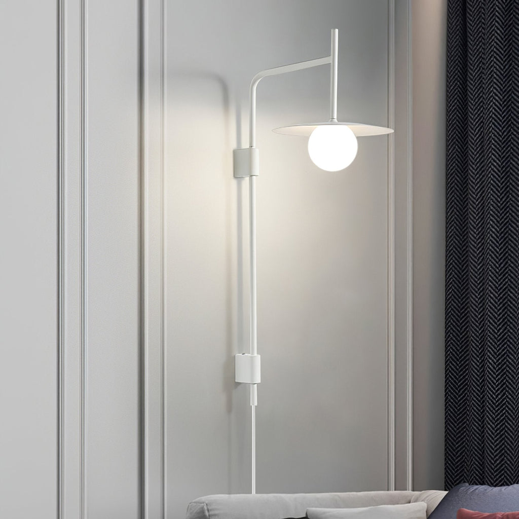 Gea Swing Arm Wall Lamp | Metal & Glass | Set of 2